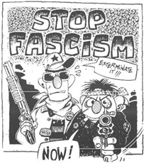 Bert & Ernie say STOP FASCISM!