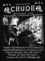 Crude Holland/Germany minitour Dec.2002 shirt